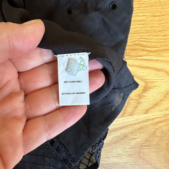 Ramy Brook Halter Neck black Linen Blend Top shirt Size S - Picture 4 of 8